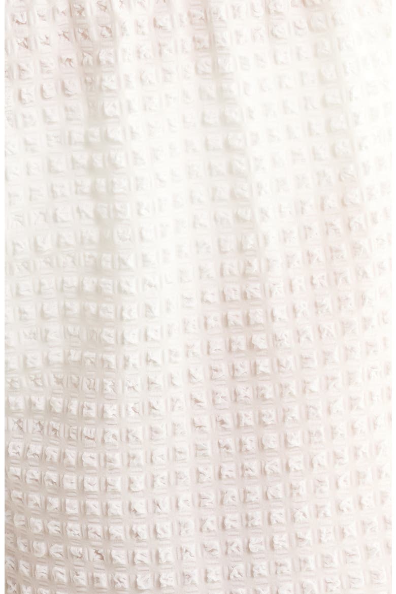 Seersucker Minishorts, Alternate, color, WHITE