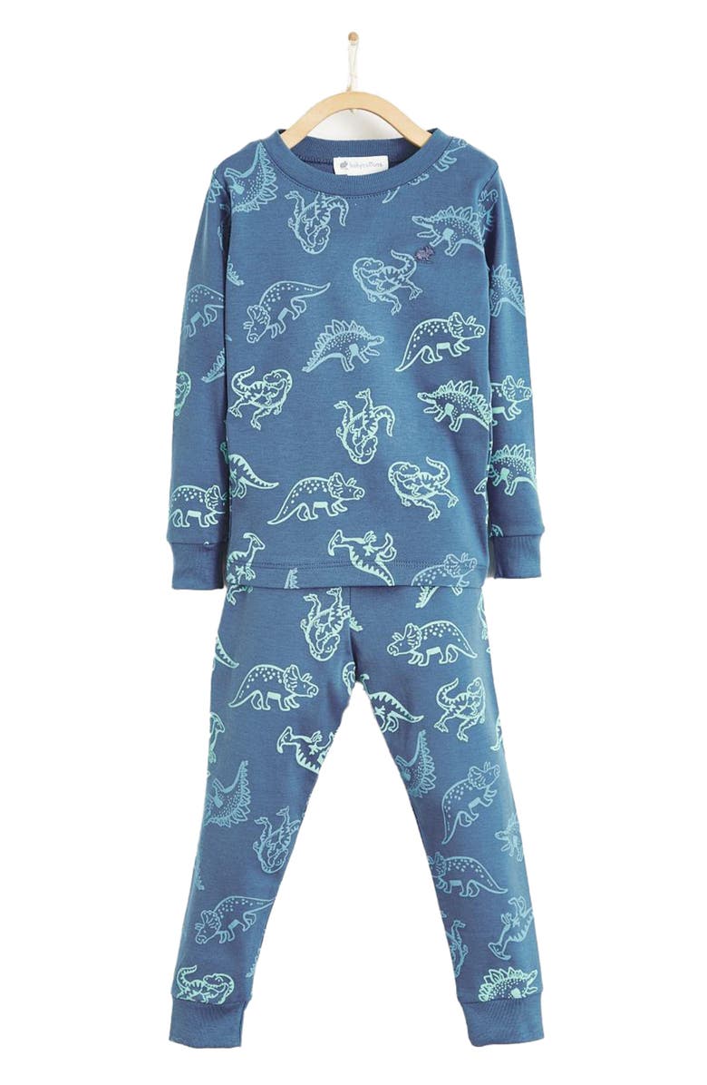 Babycottons Premium Peruvian Pima Cotton Rex Snug Two-Piece Pajamas For Toddler, Main, color,