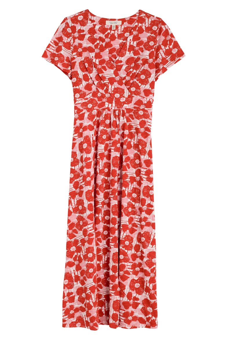 Chapelle Print Maxi Dress, Alternate, color, PATCHWORK BLOOM MANDARIN