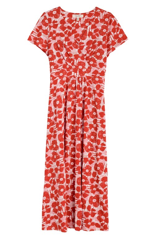 Seasalt Cornwall Chapelle Print Maxi Dress In Red