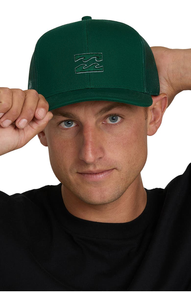 Billabong All Day Trucker Hat, Alternate, color, Deep Sea