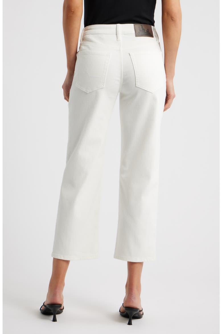 Dover Crop Straight Leg Jeans, Alternate, color, IVORY