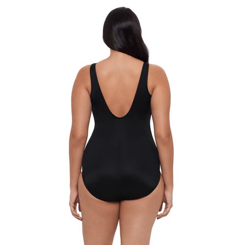 Trimshaper Addison Surplice One-piece Swimsuit