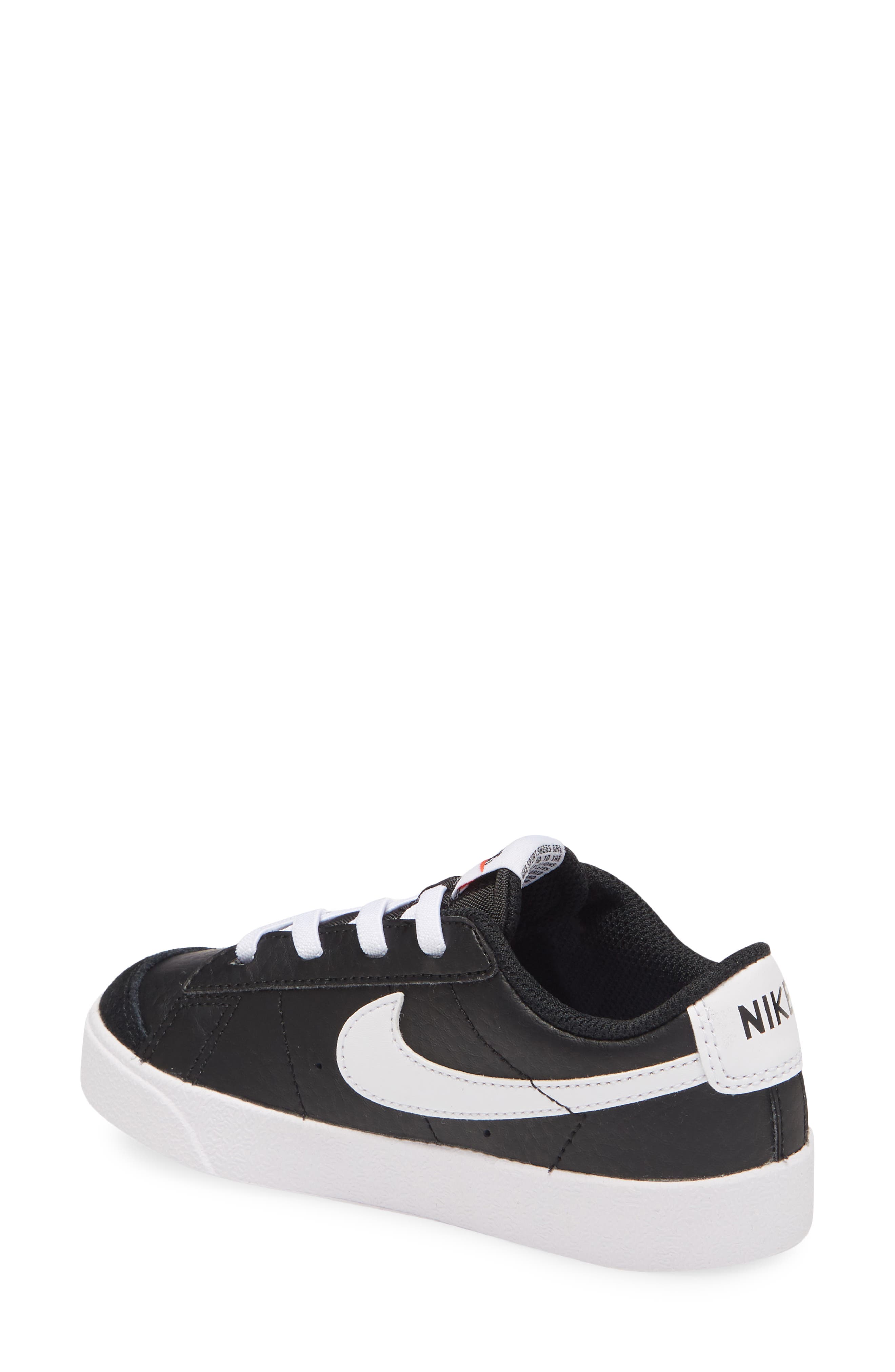 Kids' Blazer Low '77 Sneaker, Alternate, color, BLACK/ WHITE/ BLACK