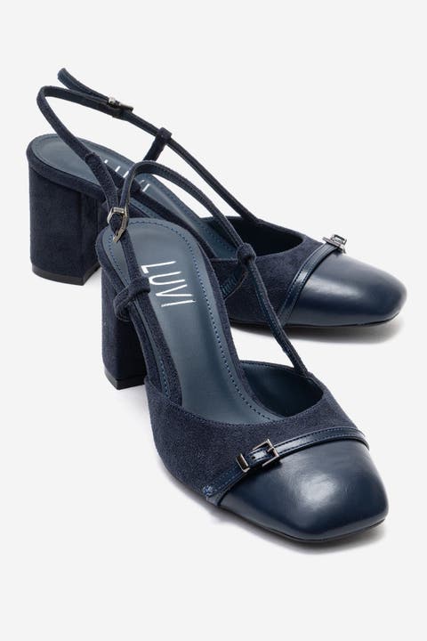 Desia Slingback Round Toe Pump