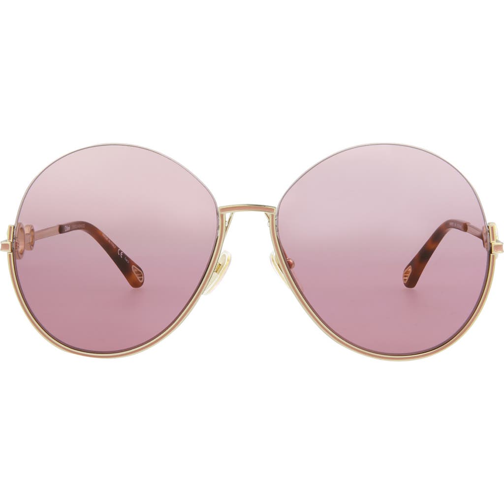 Chloé 61mm Oversized Sunglasses In Multi