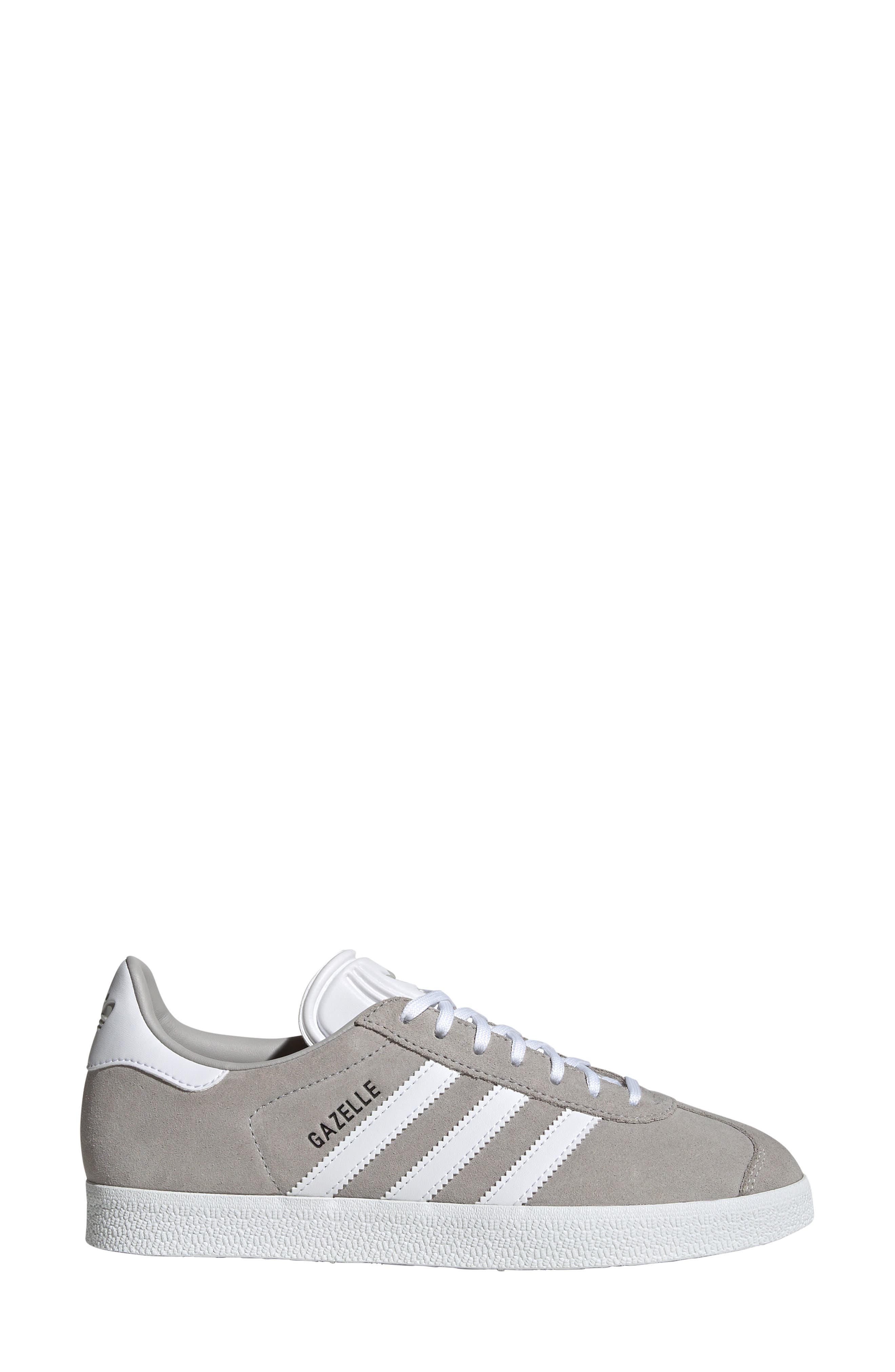 adidas Gazelle Sneaker, Alternate, color, Grey Two/White/Core Black