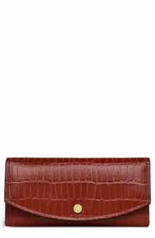 Radley River Road Croc Embossed Large Flap Wallet