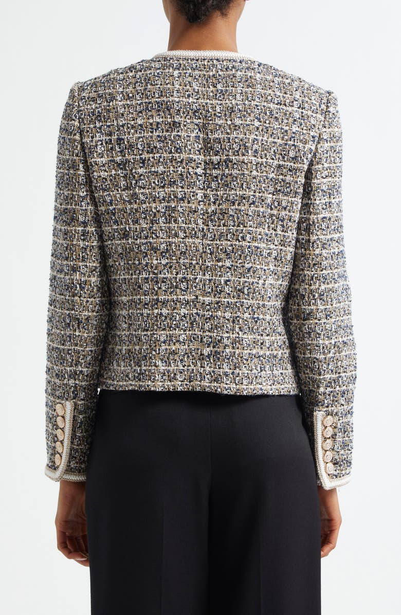 Elie Tahari The Inara Tweed Jacket, Alternate, color, 