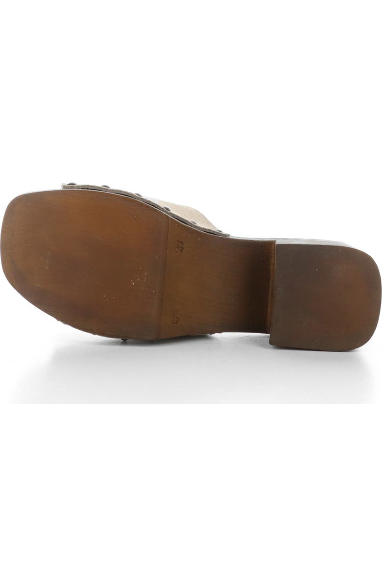 Bos. & Co. Marly Platform Slide Sandal, Alternate, color, Sand Suede