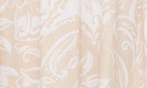 Ellen Tracy Floral Tiered Babydoll Dress In Beige Batik Floral
