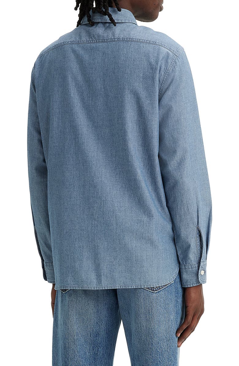 Levi's Classic Worker Denim Shirt, Alternate, color, Billie Light Chambray