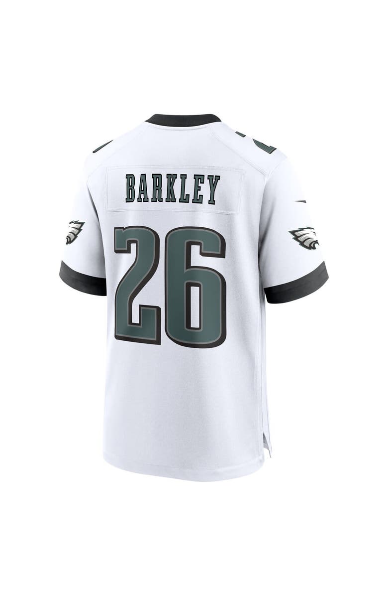 Nike Men's Nike Saquon Barkley  White Philadelphia Eagles White Game Jersey, Alternate, color, 