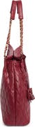 London Fog Quilted Hobo Bag