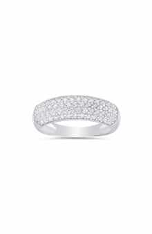 Queen Jewels Pavé Cubic Zirconia Domed Band Ring