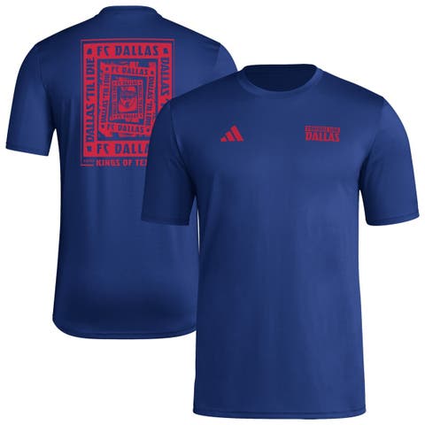 Men's adidas Blue FC Dallas Local Wrap T-Shirt