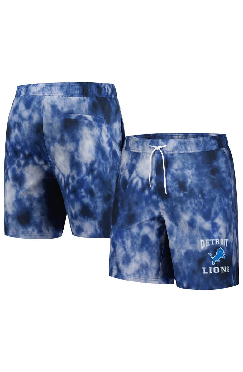 G-III SPORTS BY CARL BANKS Men's G-III Sports by Carl Banks  Blue Detroit Lions Change Up Volley Swim Trunks, Main, color, 