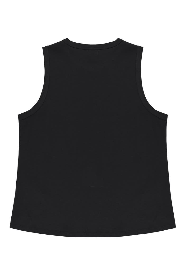 Lil Heart Cotton Jersey Tank, Alternate, color, Black