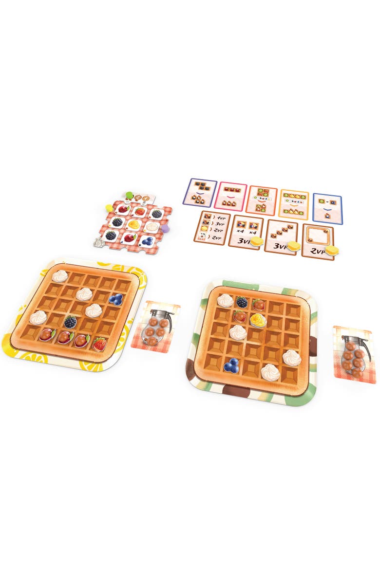 Alderac Entertainment Group Waffle Time Tile Placement Game, Pattern Building, Alternate, color, Multicolored