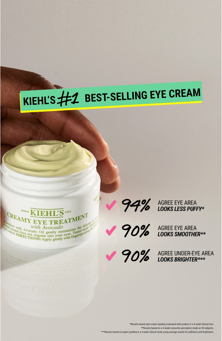 Kiehl's Since 1851 Creamy Eye Treatment with Avocado Home & Away Set $96 Value, Alternate, color,