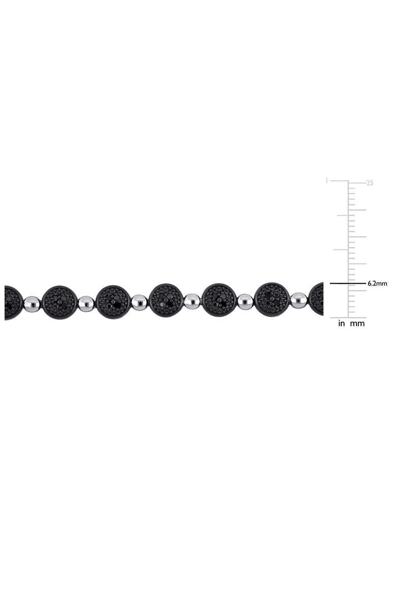 Black Diamond Disc Necklace - 0.50 ctw, Alternate, color, BLACK