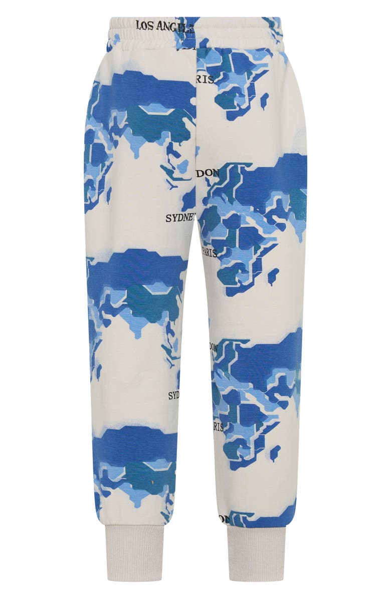 TINY TRIBE Kids' World Tour Cotton Joggers, Alternate, color, Grey