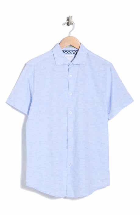 DENIM AND FLOWER Melange Button-Up Shirt