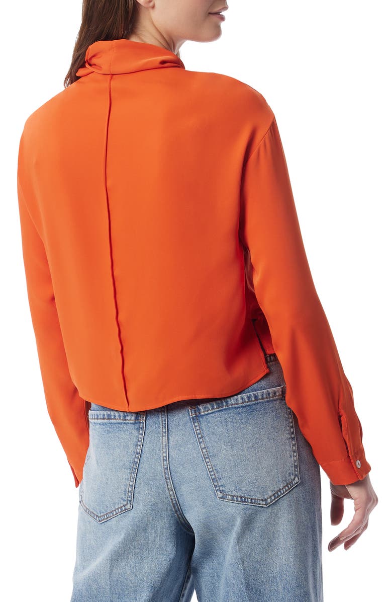 DO by Dee Ocleppo Soraya Scarf Neck Top, Alternate, color, Burnt Ochre