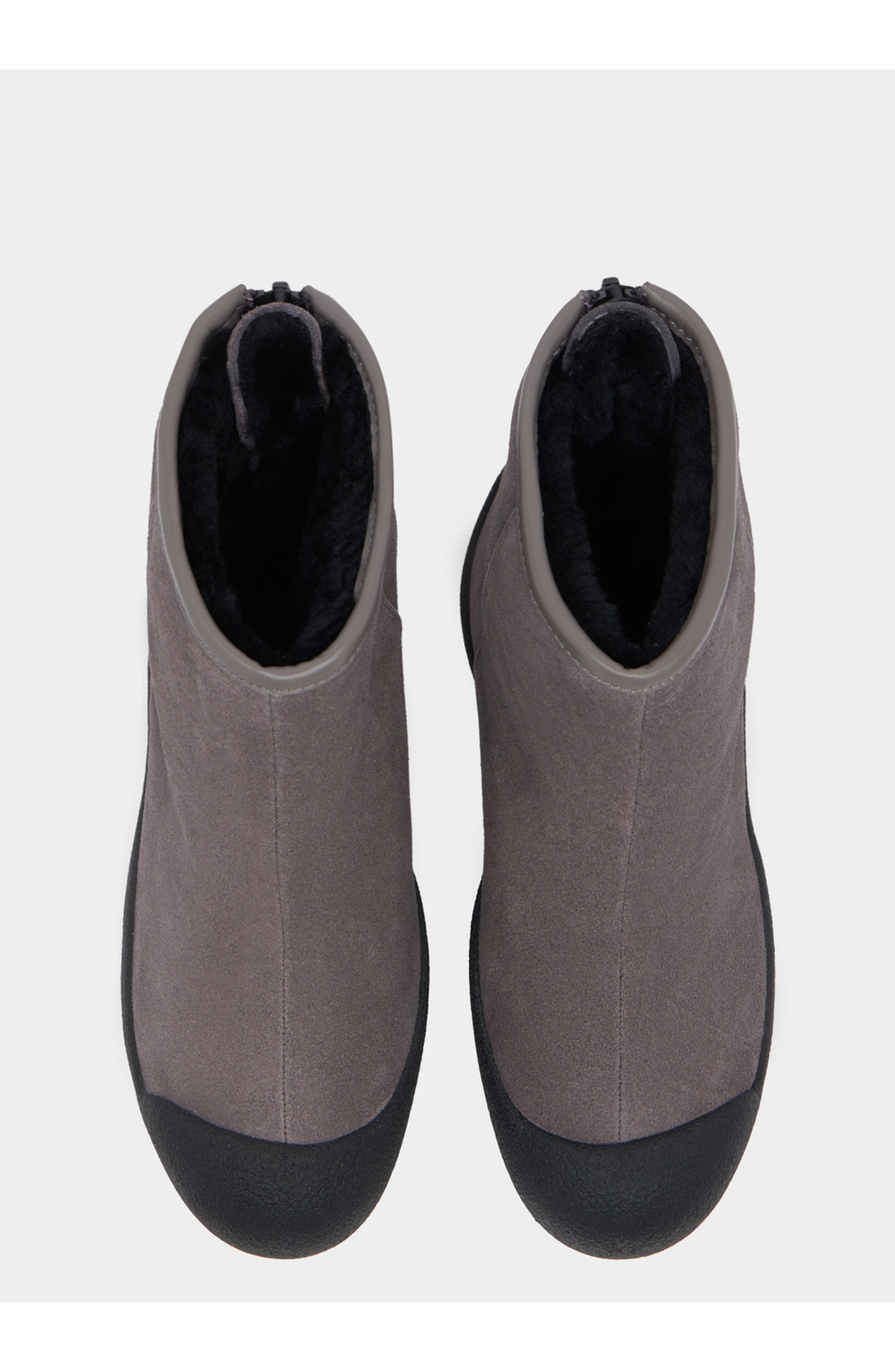 Bally Curling Bootie in Andorra Suede, Alternate, color, 