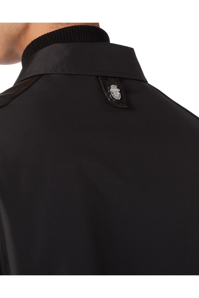 Bomber Shirt Collar Men, Alternate, color, black