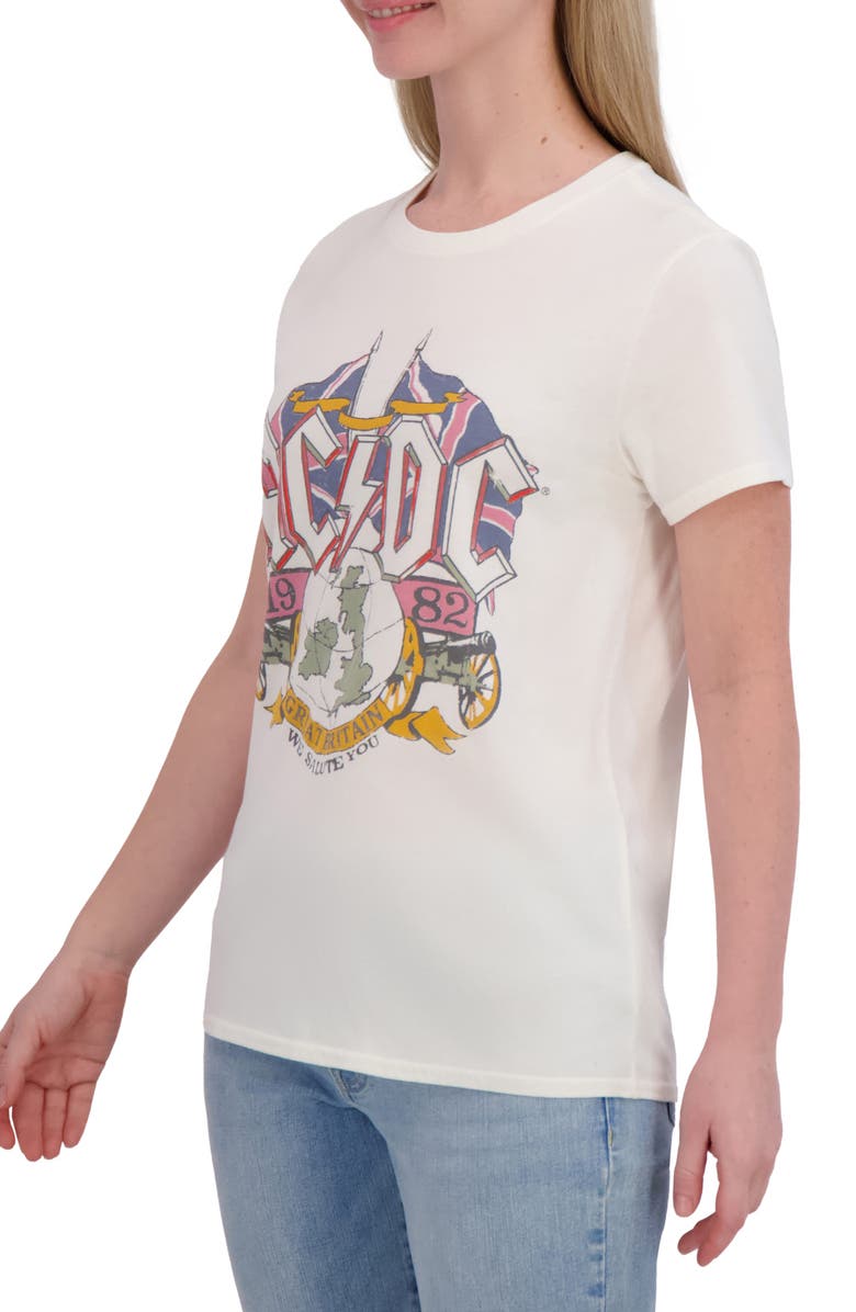 Lucky Brand AC/DC Graphic T-Shirt, Alternate, color, Tofu