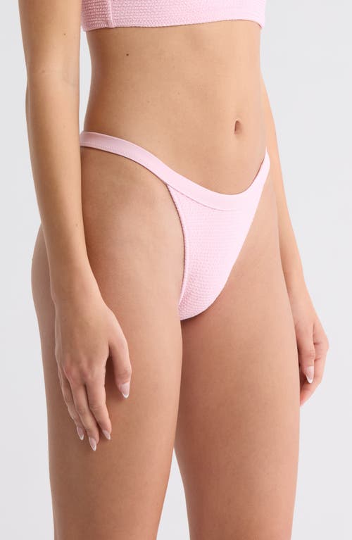 Pacsun Thea Scrunch Bikini Bottoms In Pink