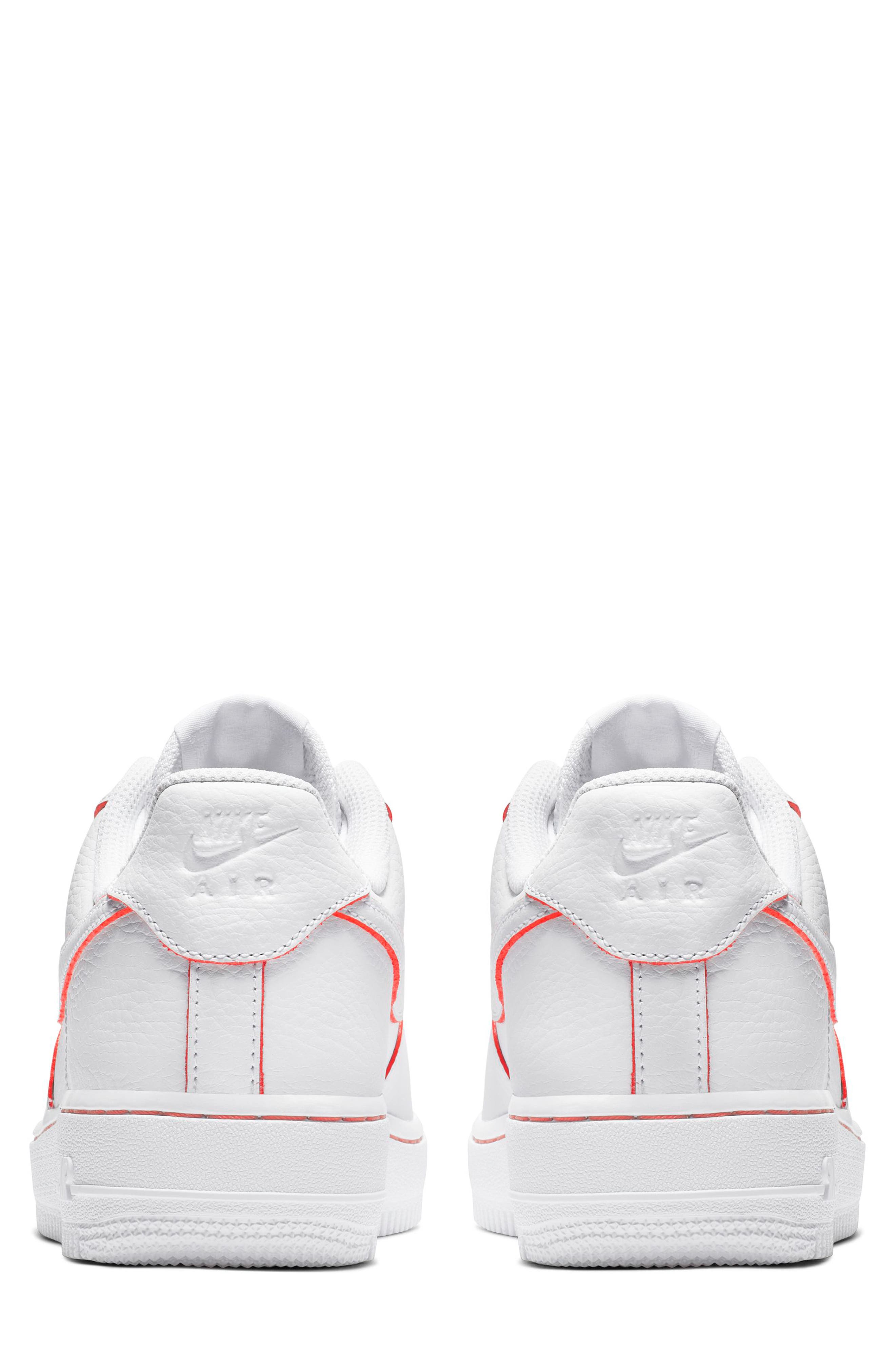 Air Force 1 LO Sneaker, Alternate, color, WHITE/ WHITE
