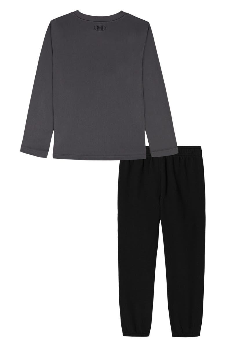 Under Armour Kids' Football Logo T-Shirt & Joggers Set, Alternate, color, Castlerock