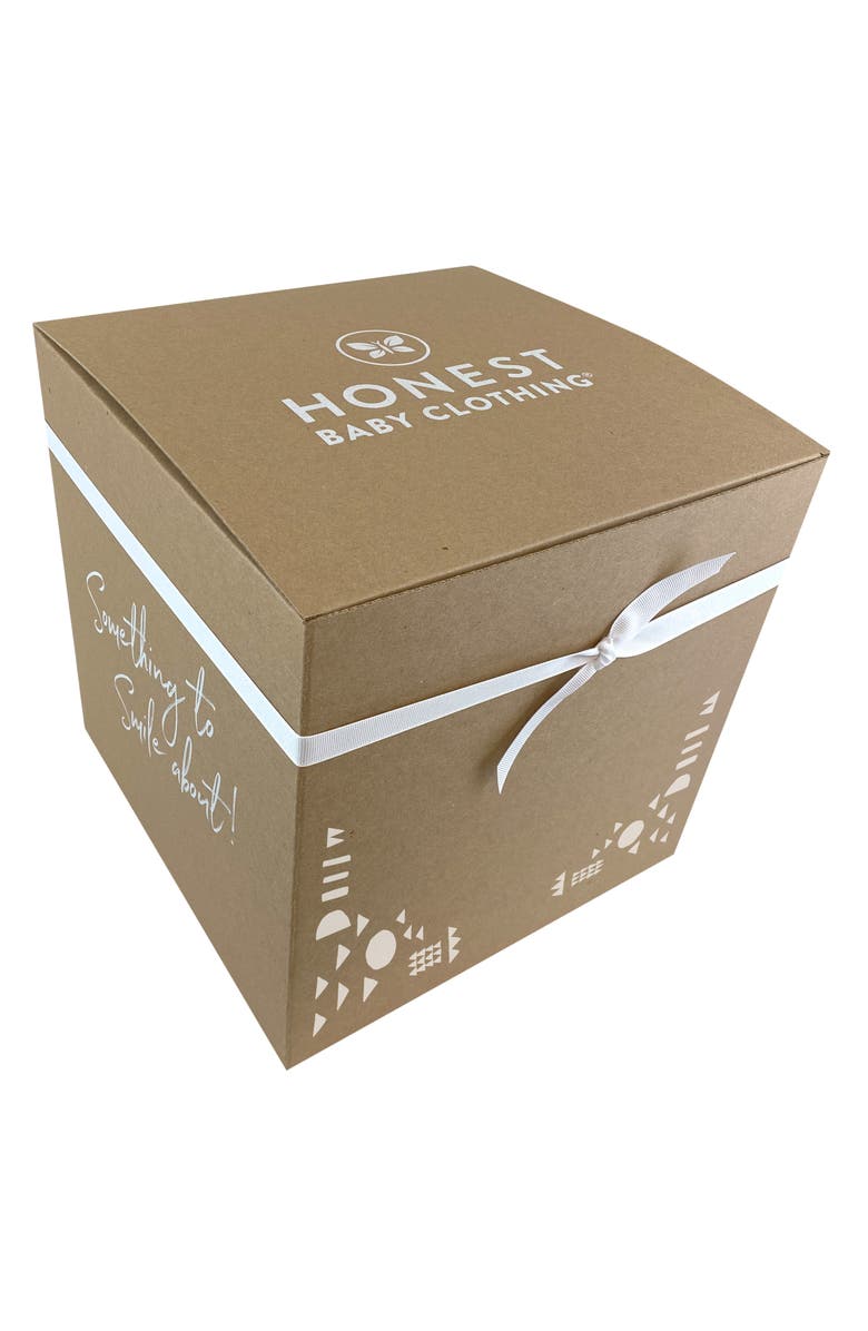 HONEST BABY 50-Piece Organic Cotton Baby Essentials Gift Box, Alternate, color, Pattern Play/ Heather Gray