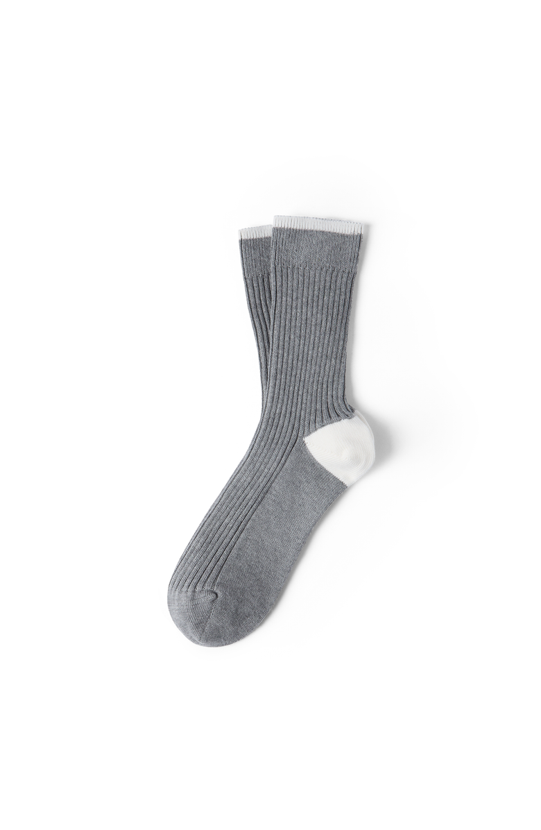 Brunello Cucinelli Cotton socks, Main, color, Grey