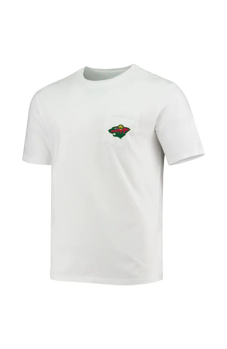 vineyard vines Men's Vineyard Vines White Minnesota Wild St. Patrick's Day T-Shirt, Alternate, color, 