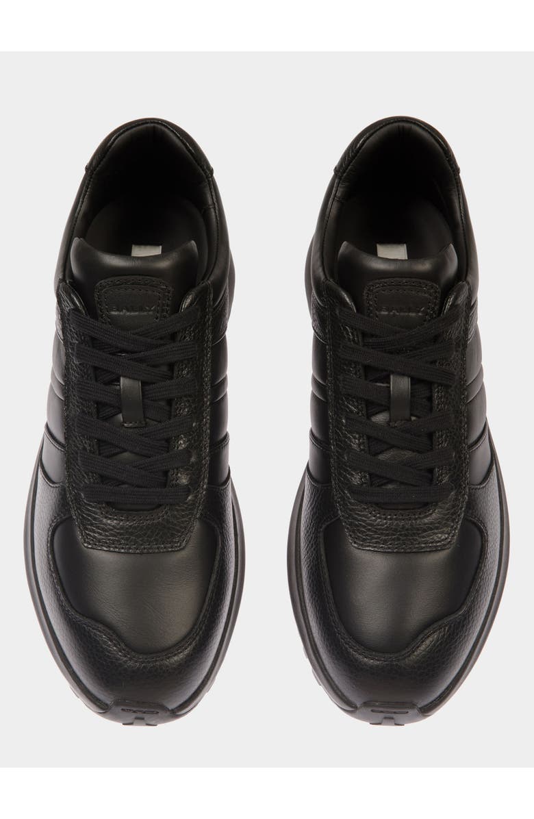 Bally Outline Sneaker in Calf Leather, Alternate, color, Black/Black