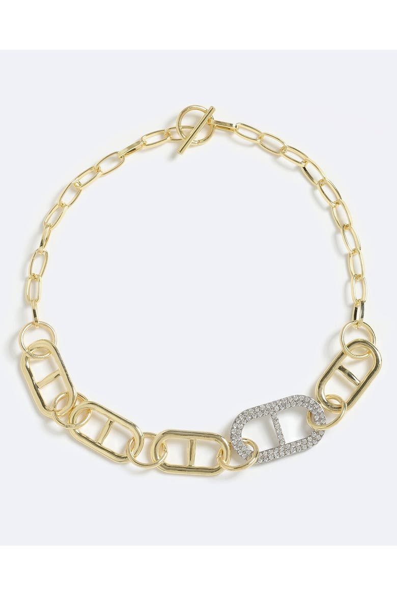 Extra Pill Necklace, Main, color, Gold