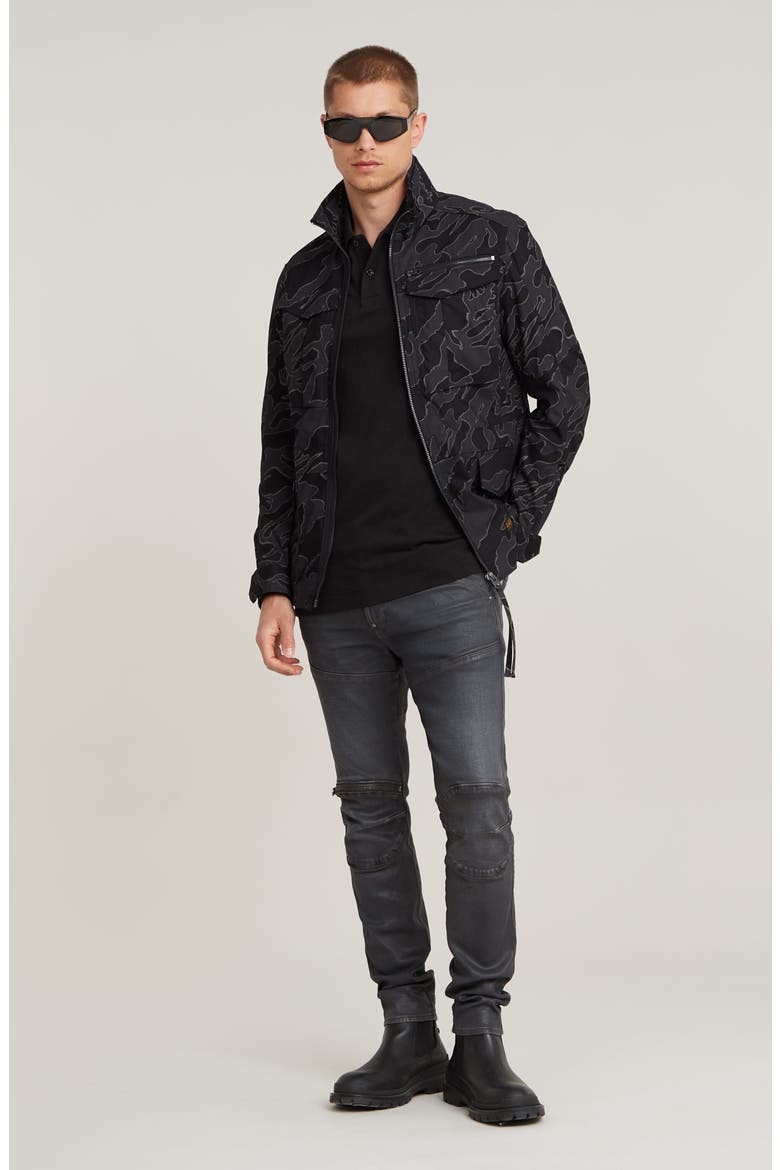 Rovic Slim Fit Water Repellent Field Jacket, Alternate, color, CLOACK ISLAND CAMO