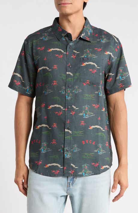 Reception Short Sleeve Linen Blend Shirt