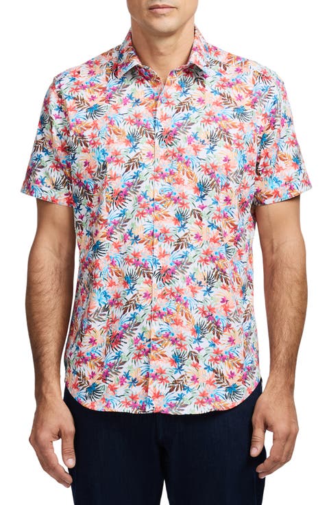 Escape Short Sleeve Button-Up Shirt