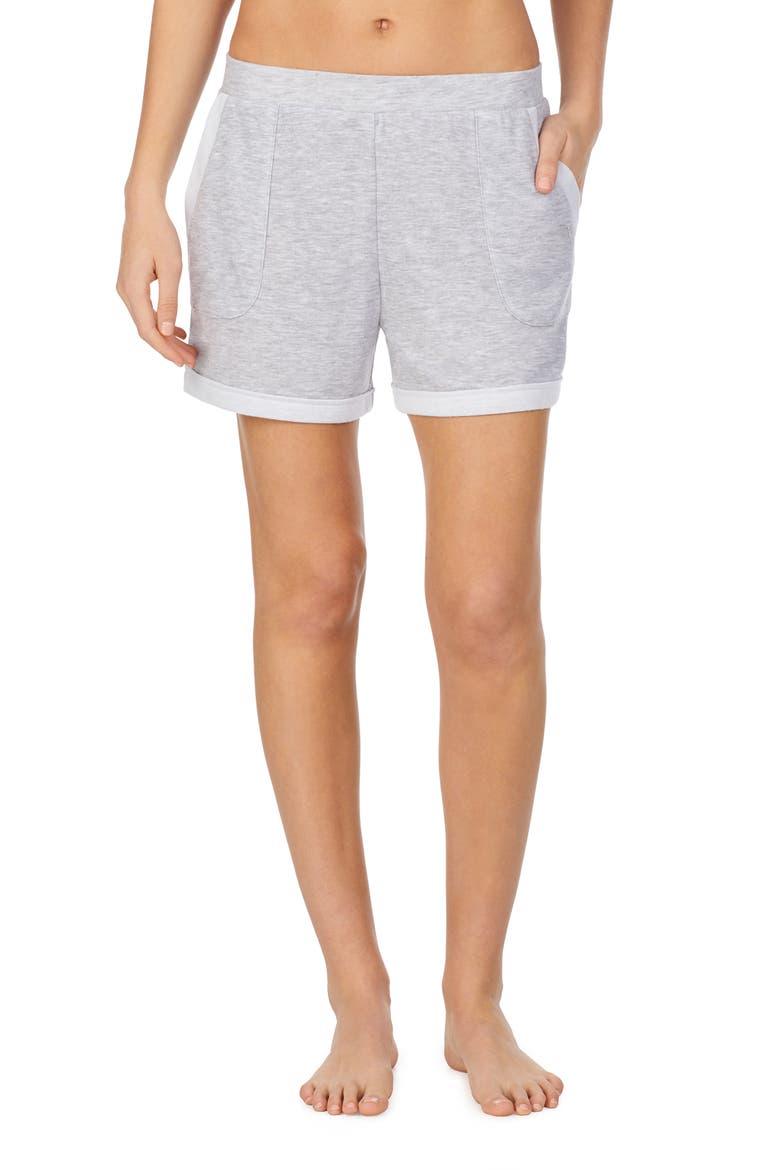 Double Knit Lounge Shorts, Main, color, LIGHT GREY HEATHER