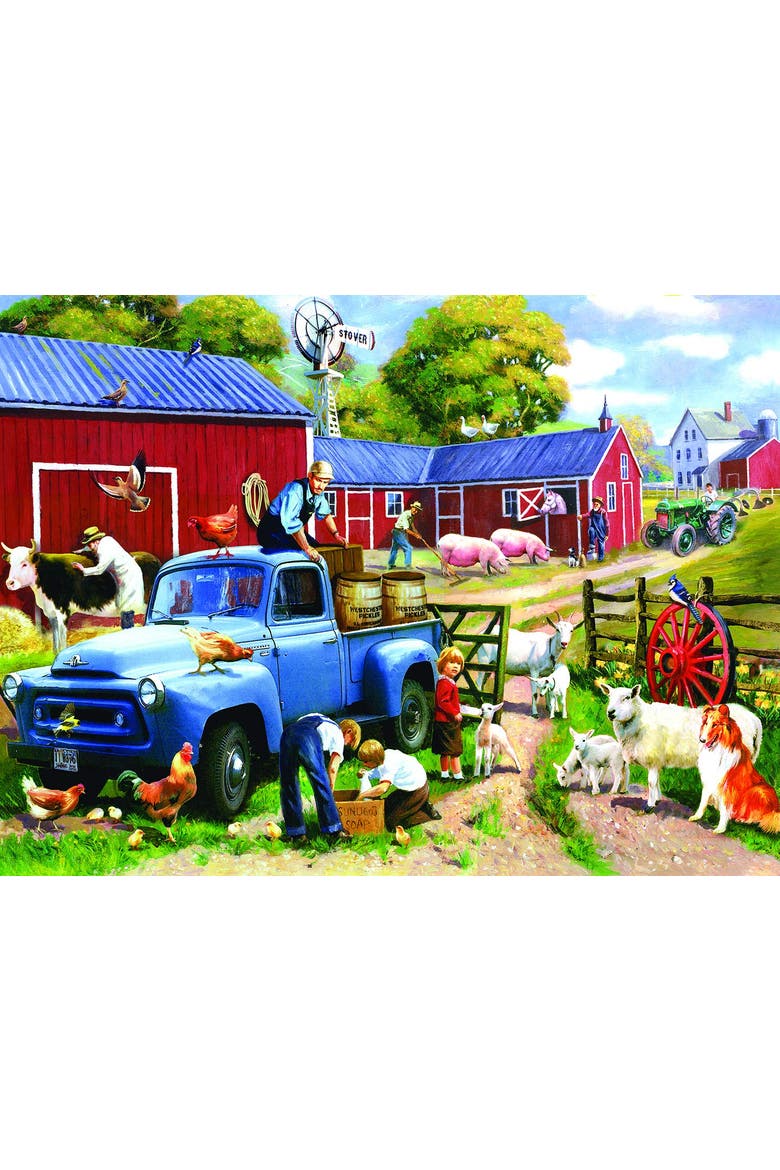 Spring Farm Days 1000 piece Jigsaw Puzzle for Adults, Alternate, color, Multicolor