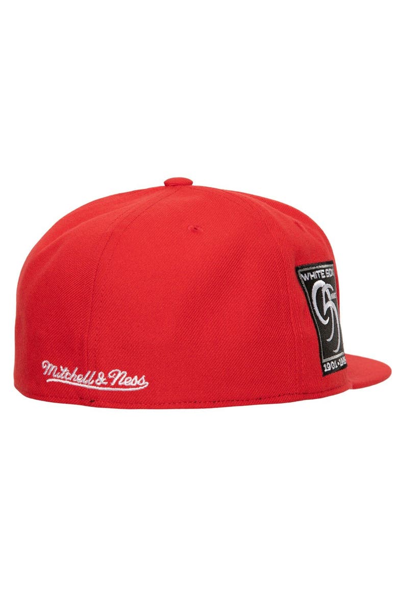 Men's Mitchell & Ness Red/ Chicago White Sox Bases Loaded Fitted Hat, Alternate, color, Red