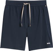 BOSS Unique Stretch Cotton Pajama Shorts