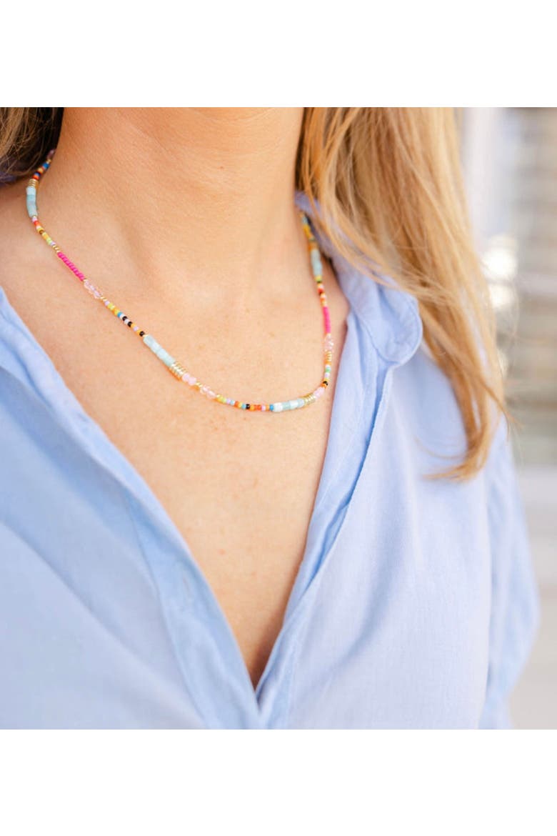 Mediterranean Mindset Necklace, Alternate, color, Multi