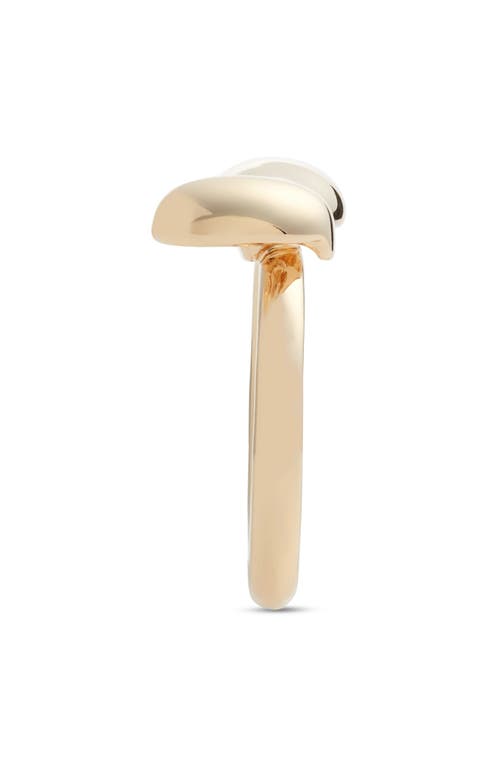 Open Edit Teardrop Two-finger Ring