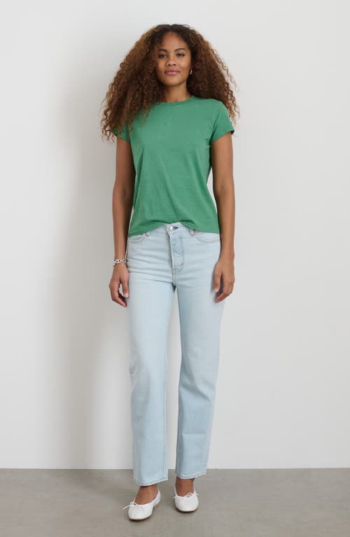 Alex Mill Jane Mid Rise Straight Leg Jeans In Blue