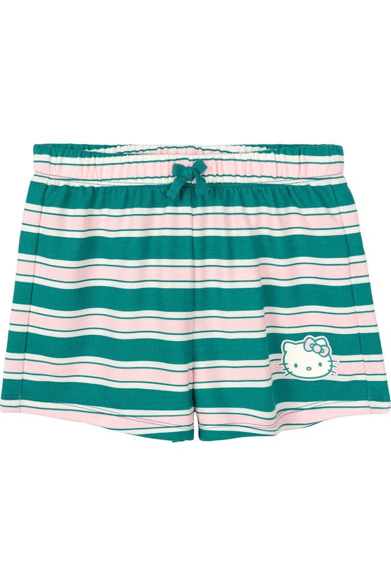 Fleece Tee and Shorts Set, Alternate, color, Hello Kitty Teal Pink